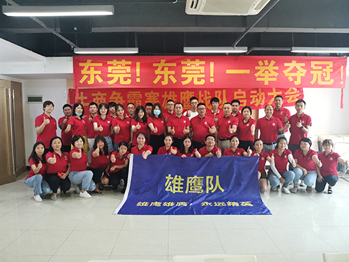 第六届东莞牛商争霸赛雄鹰战队启动大会